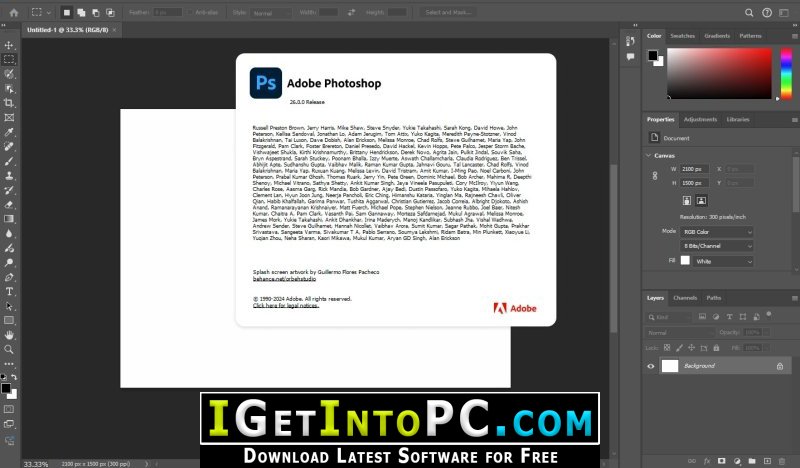 Adobe Photoshop 2025 Free Download macOS