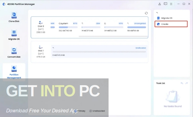 4DDiG Partition Manager 2025 Offline Installer Download GetintoPC