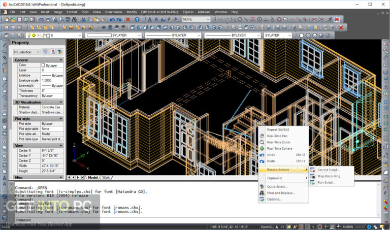 ActCAD Professional 2020 Latest Version Download GetintoPC
