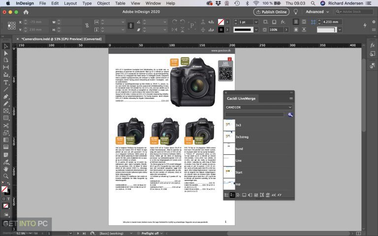 Adobe InDesign 2025 Features