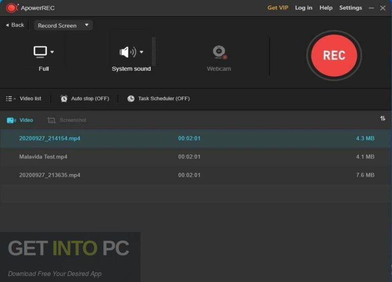 ApowerREC 2023 Direct Link Free Download GetintoPC