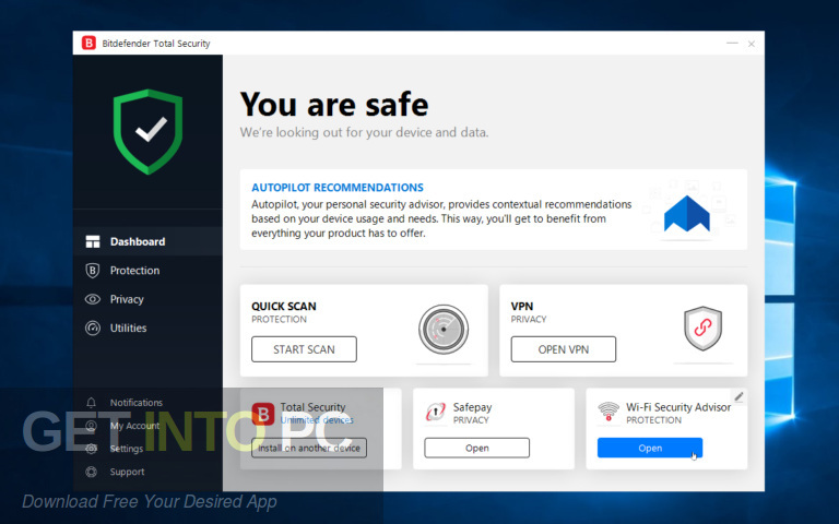 Bitdefender Total Security 2019 Latest Version Download GetintoPC