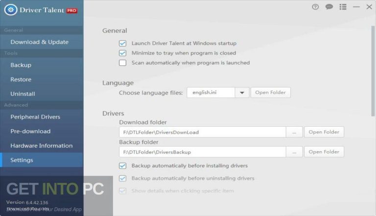 Driver Talent PRO 2022 Full Offline Installer Free Download GetintoPC