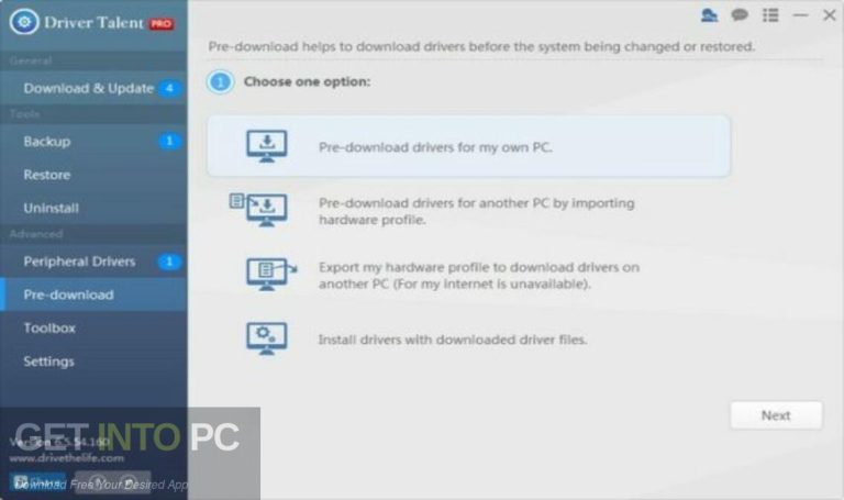 Driver Talent PRO 2022 Latest Version Free Download GetintoPC