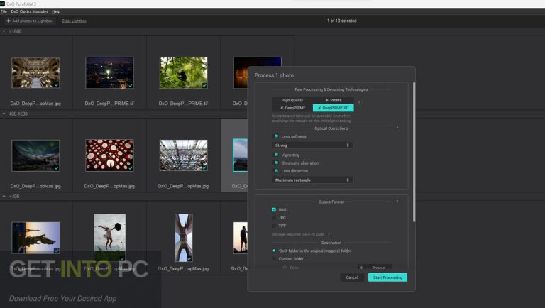DxO PureRAW 2024 Full Offline Installer Free Download GetintoPC