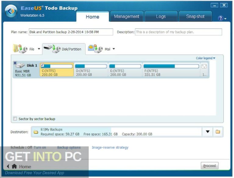 EaseUS Todo Backup 2025 Direct Link Free Download GetintoPC
