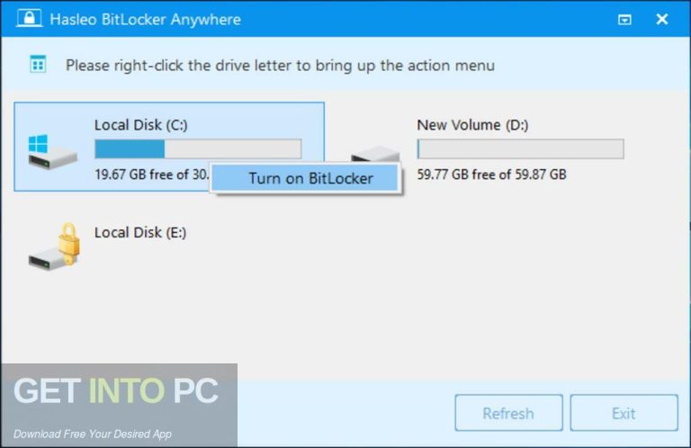 Hasleo BitLocker Anywhere 2024 Direct Link Free Download GetintoPC