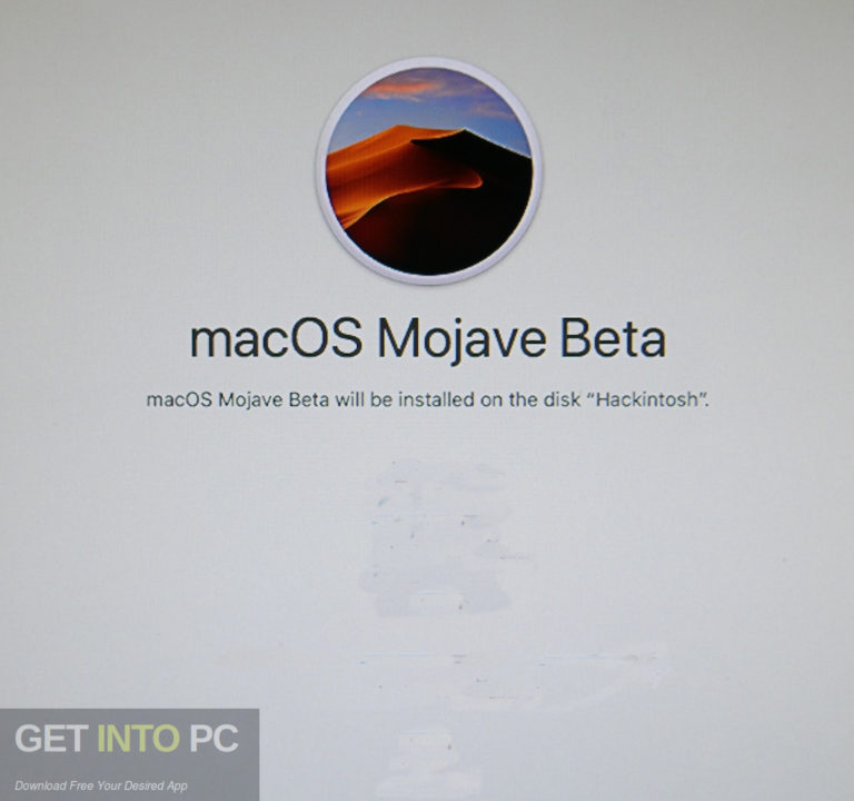 MacOS Mojave 10.14.1 VMWare Image Free Download GetintoPC