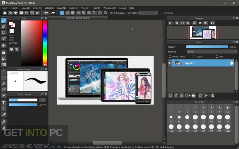 MediBang Paint Pro 2022 Latest Version Free Download GetintoPC