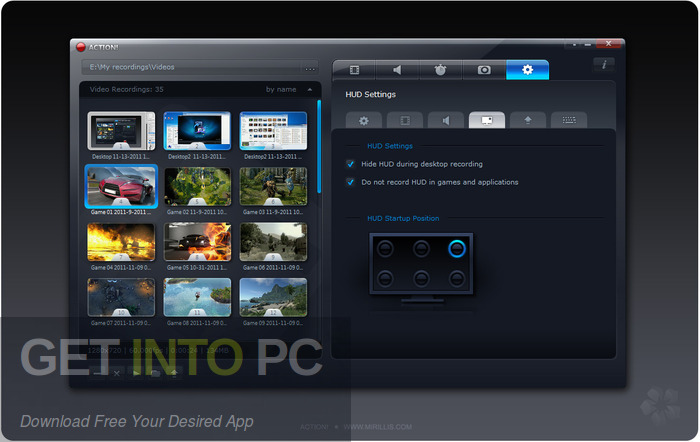 Mirillis Action 3.5 Free Download GetintoPC