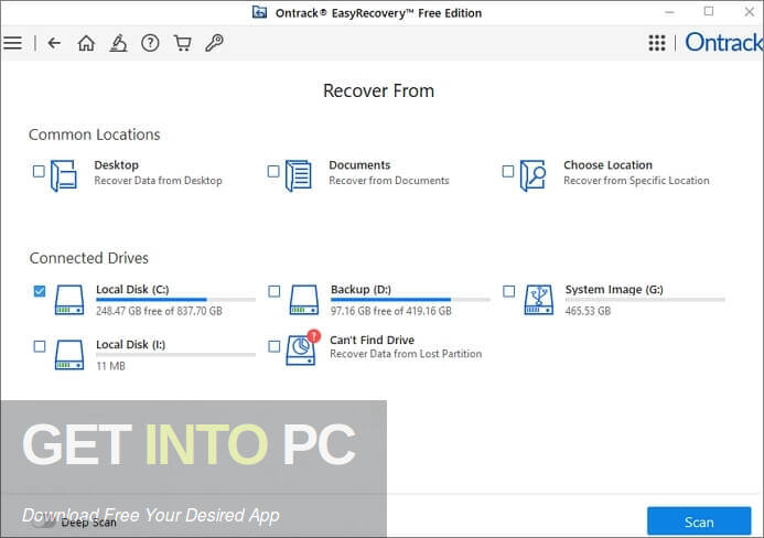 Ontrack EasyRecovery Toolkit for Windows 2023 Offline Installer Download GetintoPC