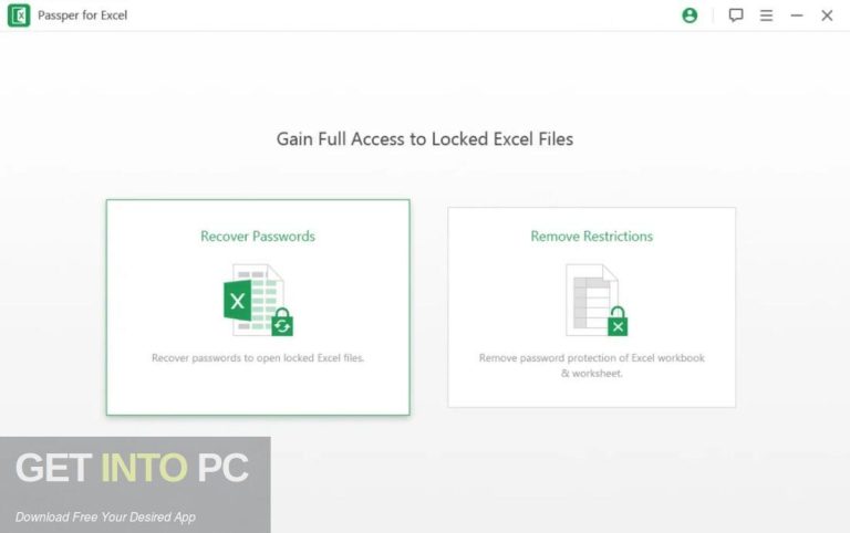 Passper for Excel 2024 Direct Link Free Download GetintoPC