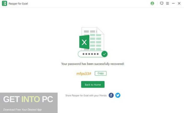 Passper for Excel 2024 Latest Version Free Download GetintoPC