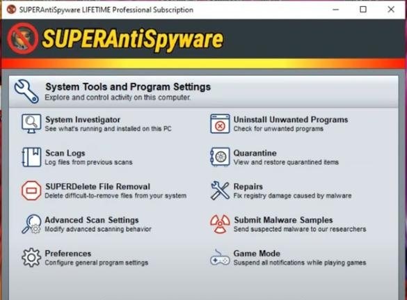 SUPERAntiSpyware Professional Download