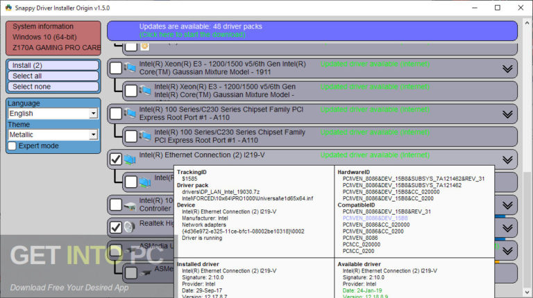 Snappy Driver Installer 2021 Latest Version Download GetintoPC